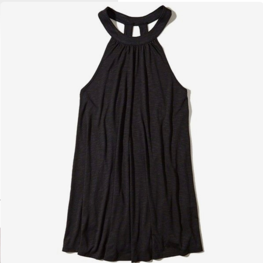 Hollister Black/White Stripped Swimsuit Cover Dress size M